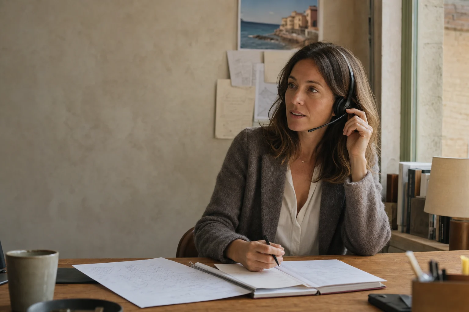 A OneStepRent property specialist speaking with an owner